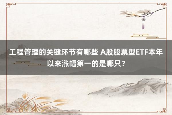 工程管理的关键环节有哪些 A股股票型ETF本年以来涨幅第一的是哪只？